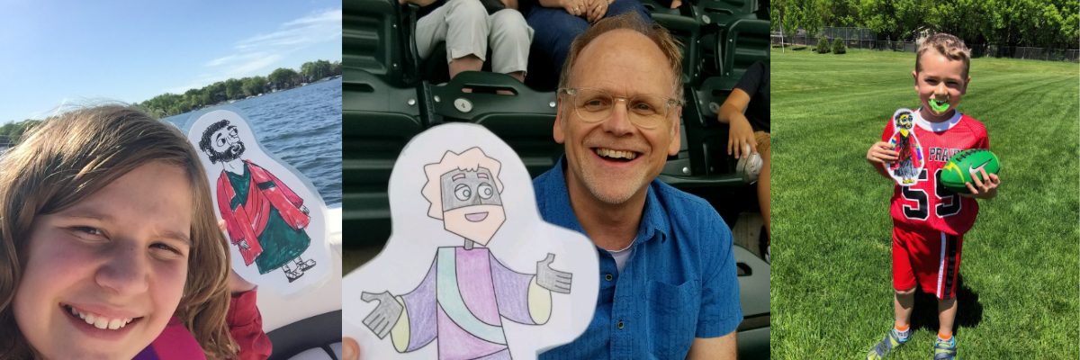 Flat Jesus program keeps faith formation going all summer | Sparkhouse Blog