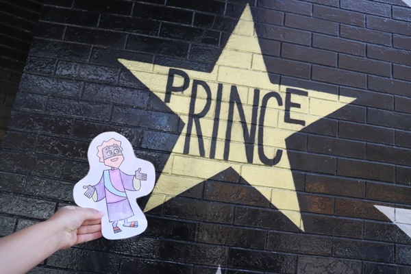Flat Jesus visits First Avenue in Minneapolis | Sparkhouse Blog