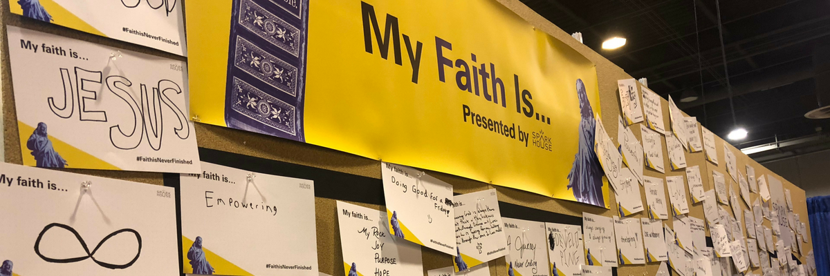 Sparkhouse's My Faith Is responses at 2018 ELCA Youth Gathering